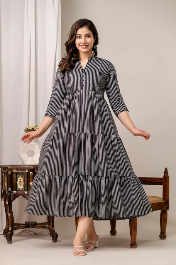 Black_south_cotton_maternity_dress