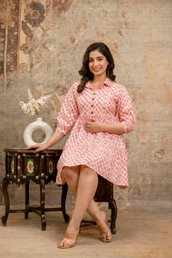 Off-white_butti_printed_maternity_dress