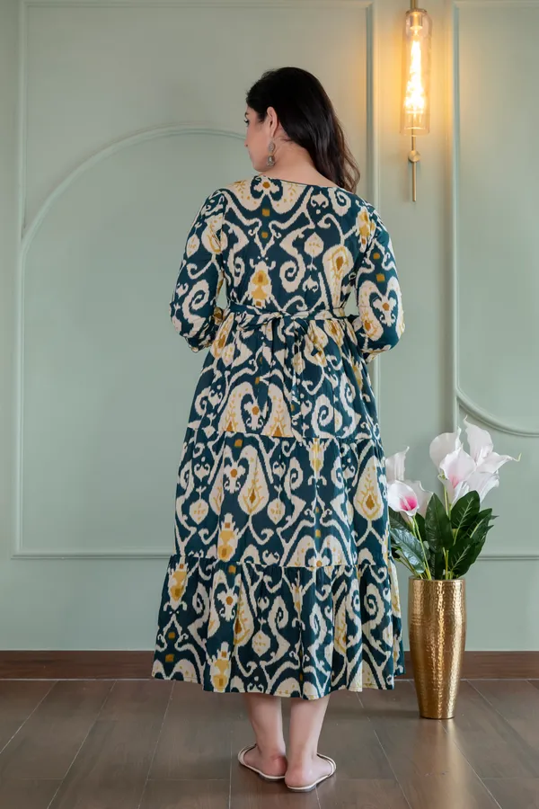 Maternity_Printed_Tiered_Kurti