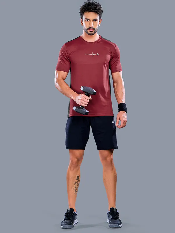 Men's_Solid_Quick_Dry_Sports_Gym_T-Shirt_Breathable_Moisture-Wicking_Half_Sleeve_Round_Crew_Neck_Regular_Fit_Active_Wear