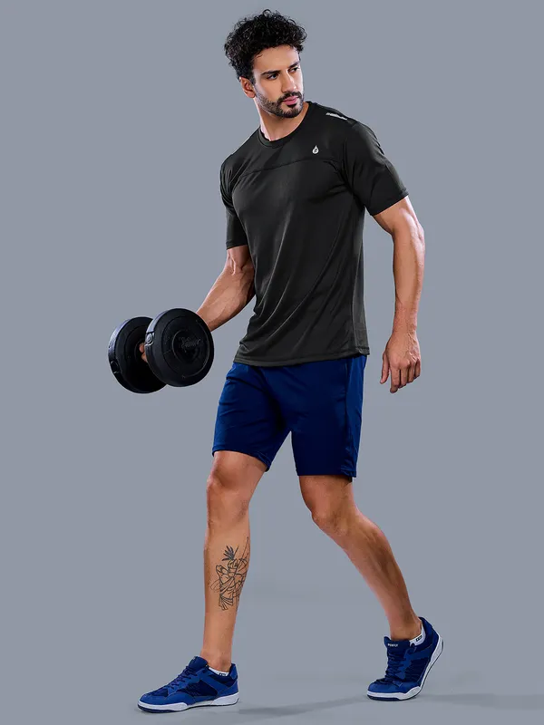Men's_Solid_Quick_Dry_Sports_Gym_T-Shirt_Breathable_Moisture-Wicking_Half_Sleeve_Round_Crew_Neck_Regular_Fit_Active_Wear