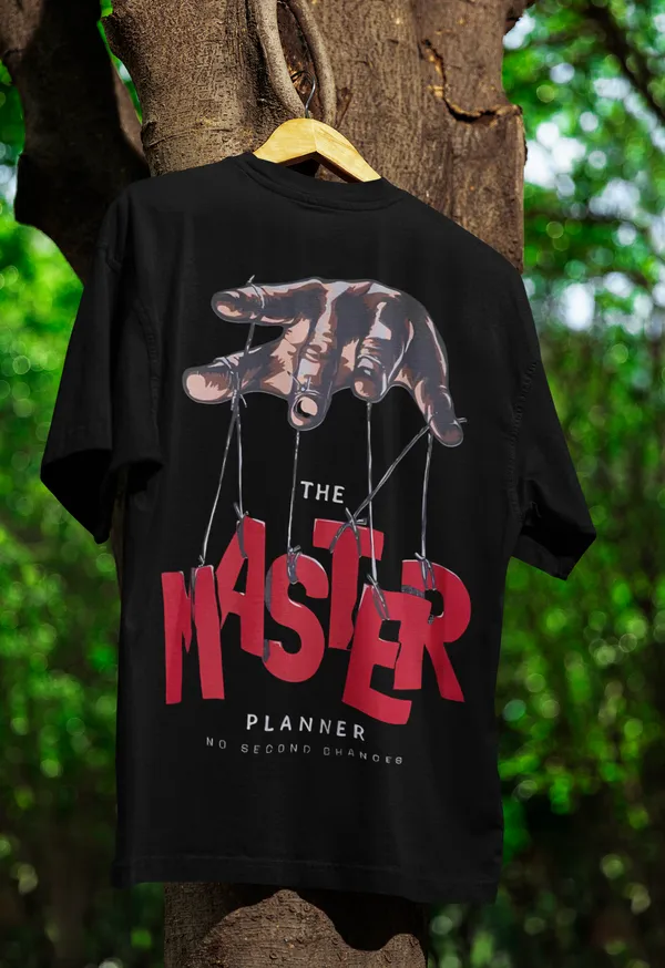 Unisex_Black_Oversized_T-Shirt_|_Quco_Master_Planner_Edition