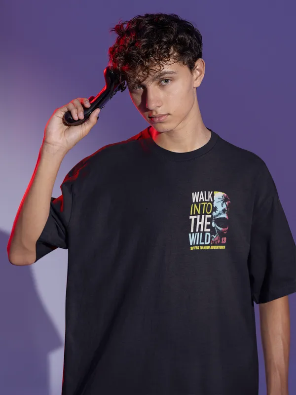 Unisex_Black_Oversized_T-Shirt_|_Quco_Wild_Adventure_Edition