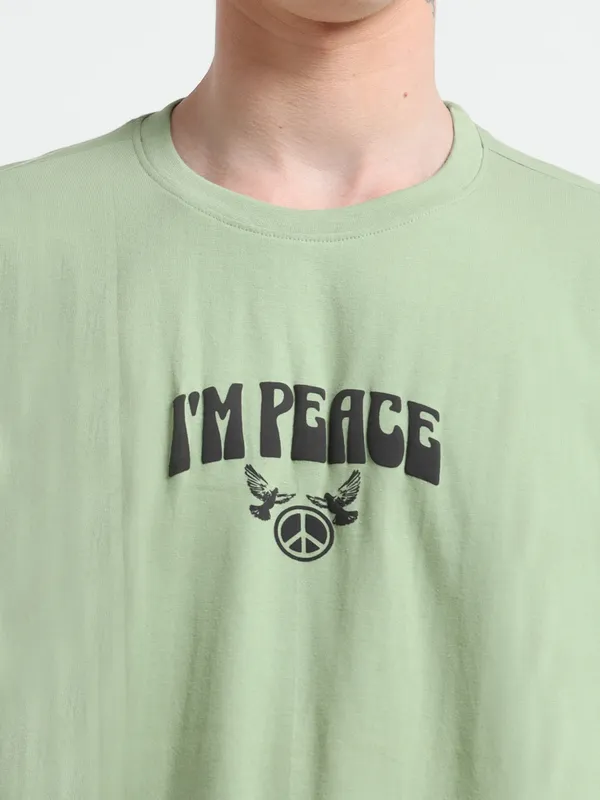 Unisex_Mint_Green_Oversized_T-Shirt_|_Quco_Peace_Vibes_Edition