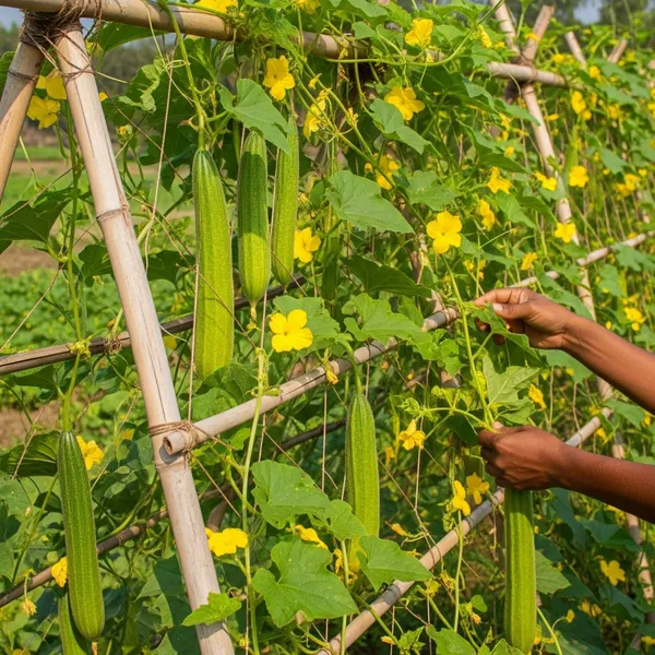 Greenery_Nursery®_Ridge_Gourd_/Snake_Gourd_Seeds_(0-30_Pices)_For_Home_Gardening,_Pack_Of_1