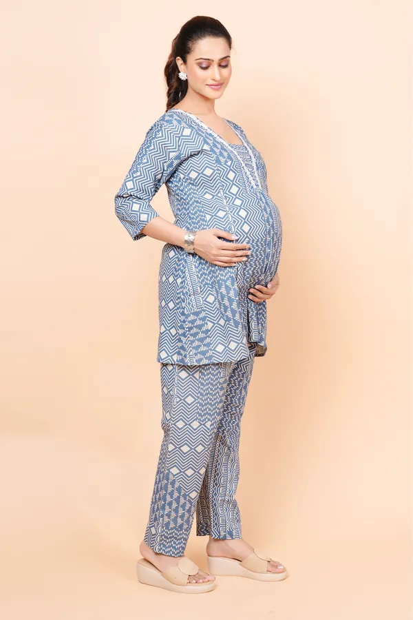 Cotton_Flex_Feeding_&_Maternity_Cord_set_With_Zippers_(Top_&_Bottom)