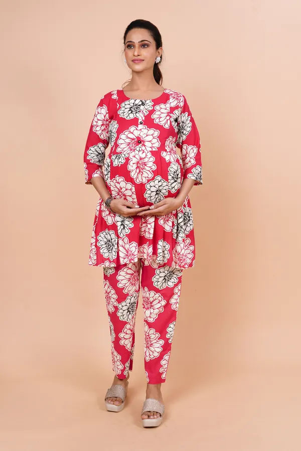 Printed_Feeding_&_Maternity_Cord_set_With_Zippers_(Top_&_Bottom)