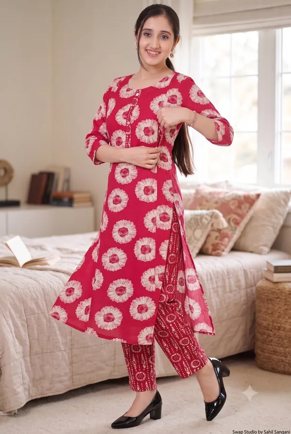 Mama_World_Printed_Feeding_Kurti_Pant_Set_with_2-Side_Invisible_Zips