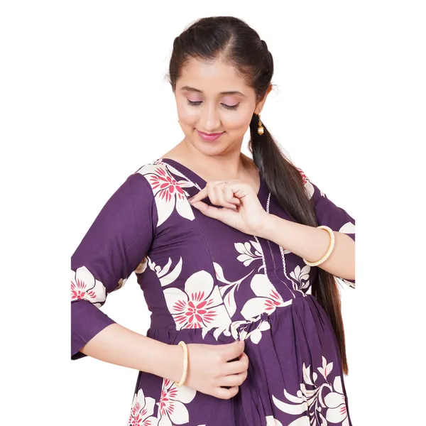 Wine_Printed_Feeding_&_Maternity_Cord_set_With_Zippers_(Top_&_Bottom)