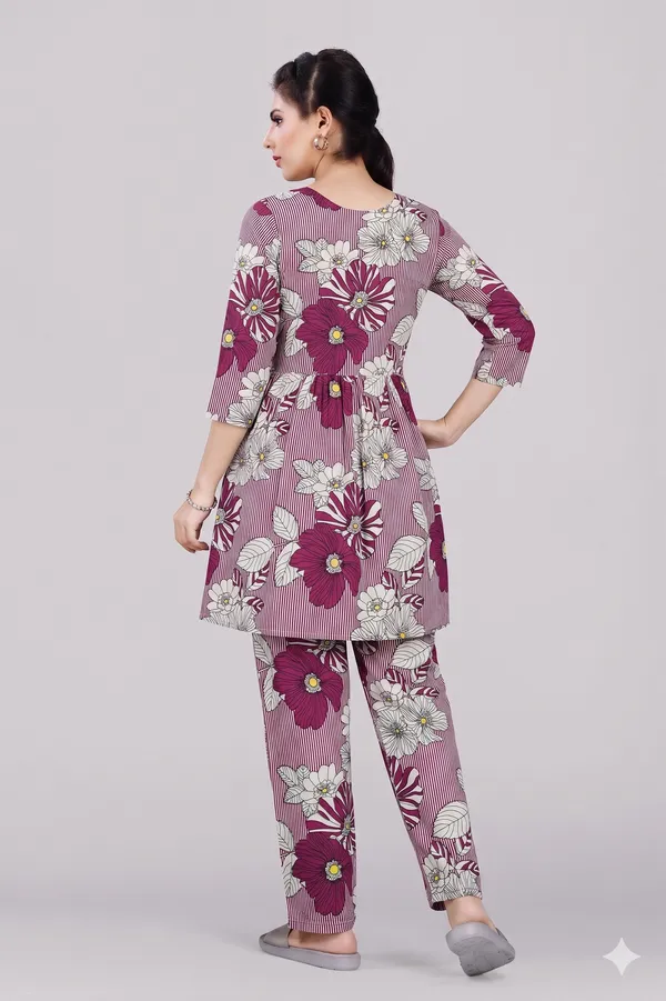 Women's_Printed_Maternity_Wear_Cords_Set