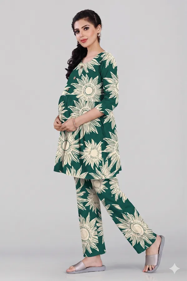 Printed_Feeding_&_Maternity_Cord_set_With_Zippers_(Top_&_Bottom)