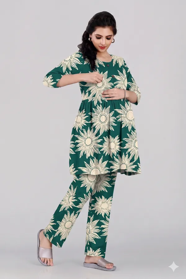 Printed_Feeding_&_Maternity_Cord_set_With_Zippers_(Top_&_Bottom)