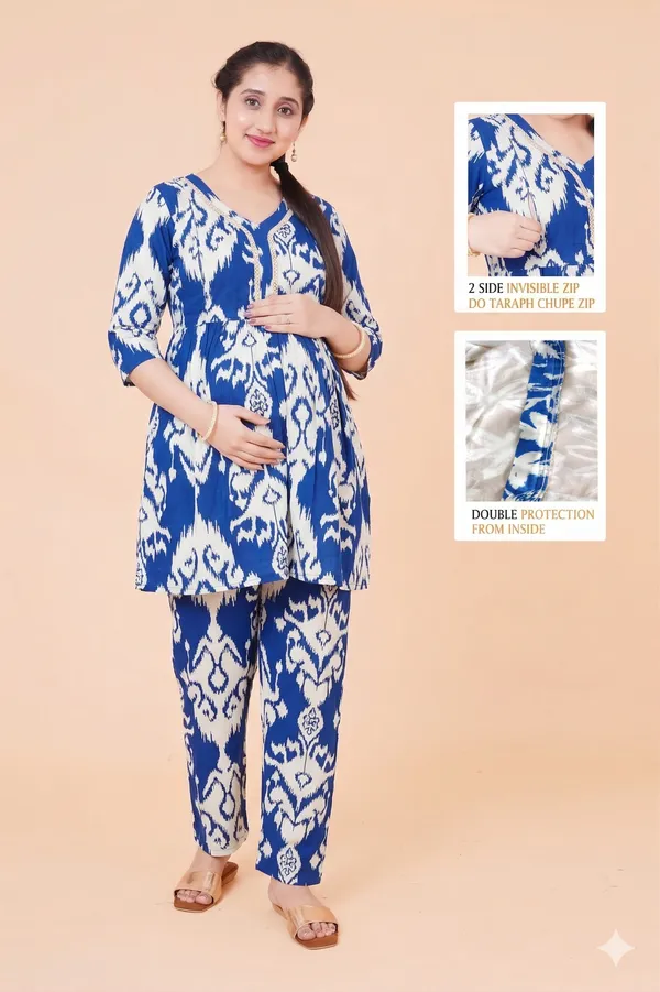 Soft_Rayon_Feeding_&_Maternity_Cord_set_With_Zippers_(Top_&_Bottom)