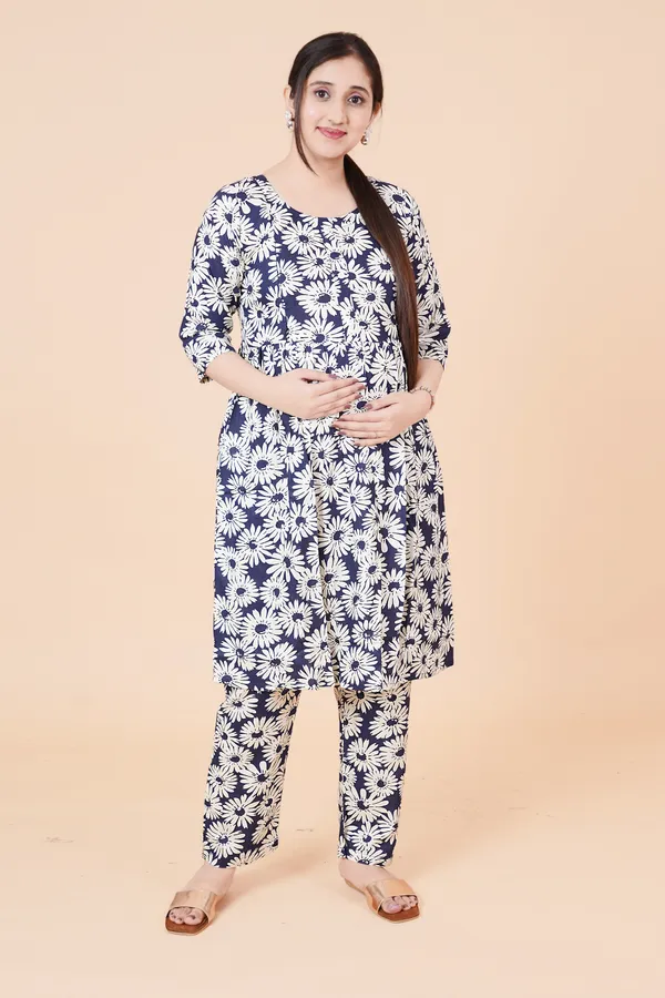 Multicolour_Feeding_&_Maternity_Dress_(Top&Bottom)