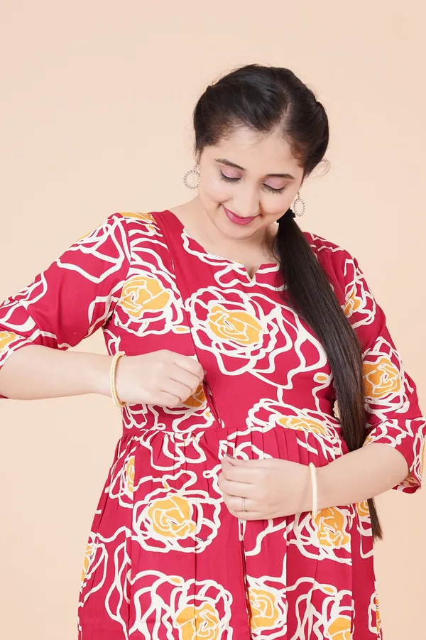 Printed_Feeding_&_Maternity_Cord_set_With_Zippers_(Top_&_Bottom)
