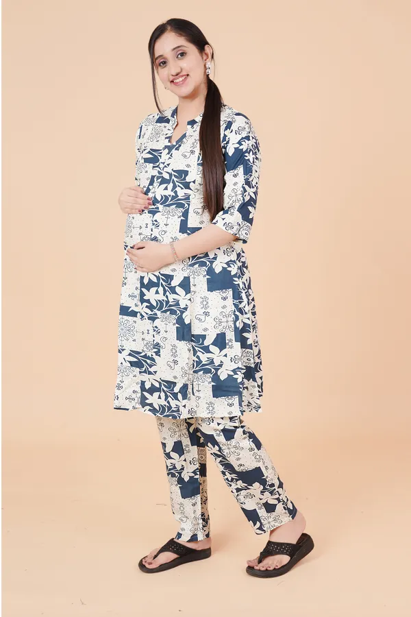 Multicolour_Feeding_&_Maternity_Dress_(Top&Bottom)