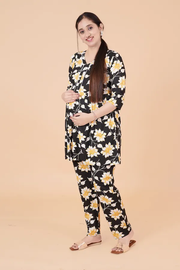 Printed_Maternity_&_Feeding_Cord_set_With_Zippers_(Top_&_Bottom)