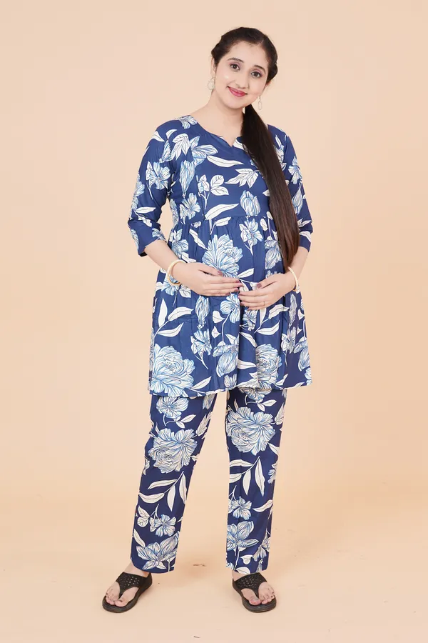 Printed_Maternity_&_Feeding_Cord_set_With_Zippers_(Top_&_Bottom)