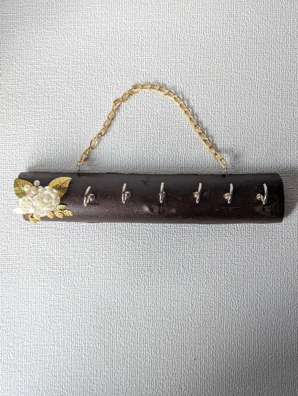 KeyNest_Floral_Wooden_Key_Holder_-_Big