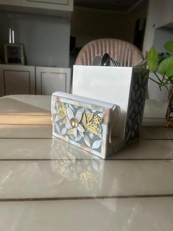 Designer_Ethereal_-_Mother_of_Pearl_-_Cutlery_&_Tissue_Holder