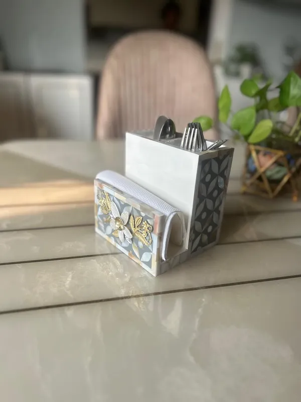 Designer_Ethereal_-_Mother_of_Pearl_-_Cutlery_&_Tissue_Holder