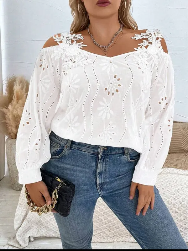 Cotton_Formal_Hakoba_Top_With_Lace_Straps