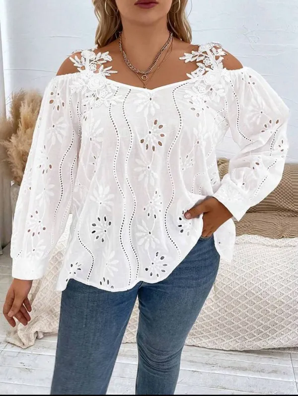 Cotton_Formal_Hakoba_Top_With_Lace_Straps