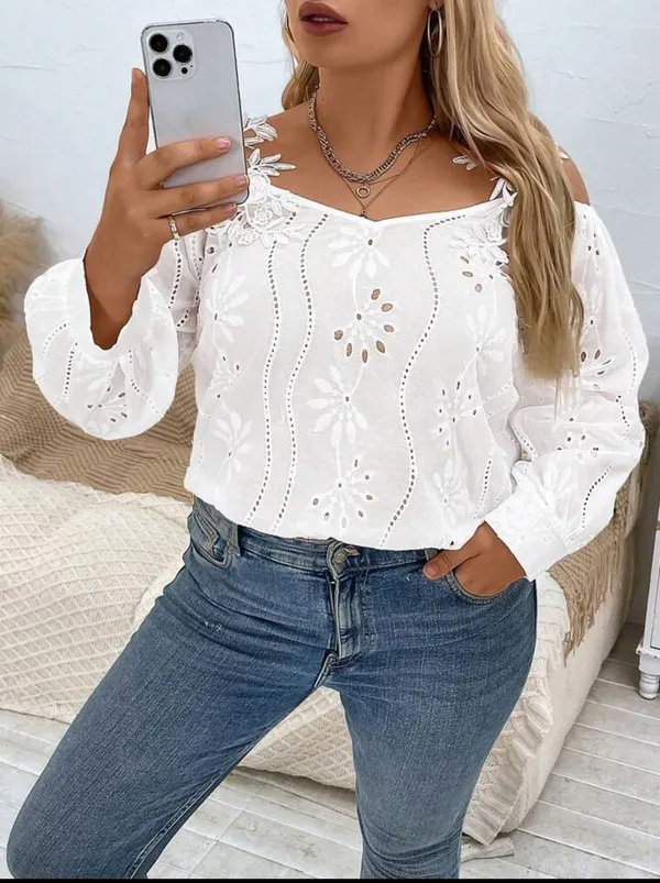 Cotton_Formal_Hakoba_Top_With_Lace_Straps