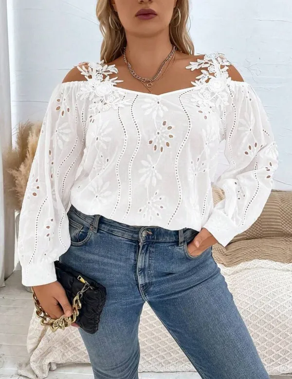 Cotton_Formal_Hakoba_Top_With_Lace_Straps