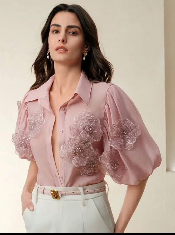 Cotton_Formal_Shirt_With_3-D_Flower_Embroidey
