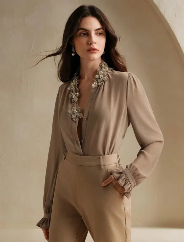 Cotton_Formal_Shirt_With_3-D_Flower_Embroidey