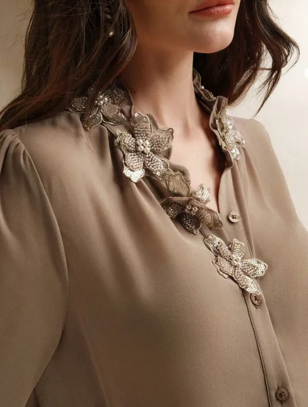 Cotton_Formal_Shirt_With_3-D_Flower_Embroidey