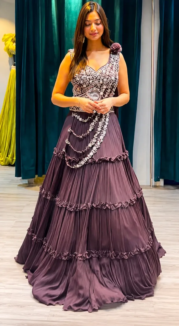 Ready_To_Wear_Chinon_Silk_Lehenga_Choli_With_Embroidery_Koding_Jari_Work__Fenshi_Lesh_Blouse__Bodae