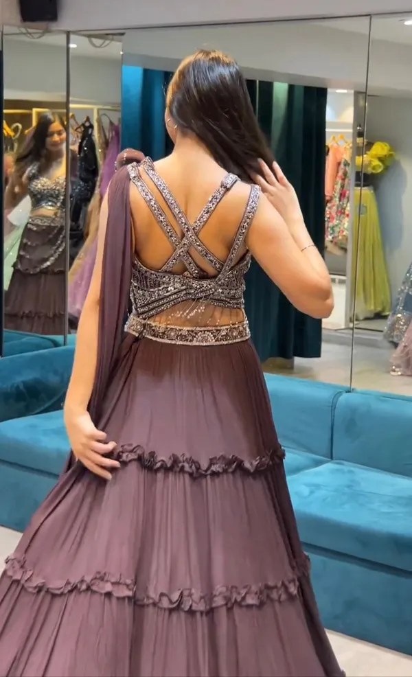 Ready_To_Wear_Chinon_Silk_Lehenga_Choli_With_Embroidery_Koding_Jari_Work__Fenshi_Lesh_Blouse__Bodae