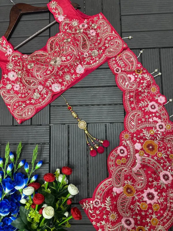 New_Super_Embroidery_Coding_work__Lehengha_choli