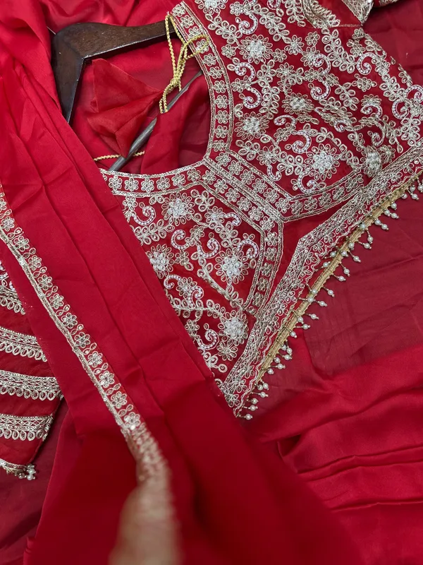 New_Super_Trending_Embroidery_Sequence_work_ready_to_wear_saree_with_Embroidery_Blouse