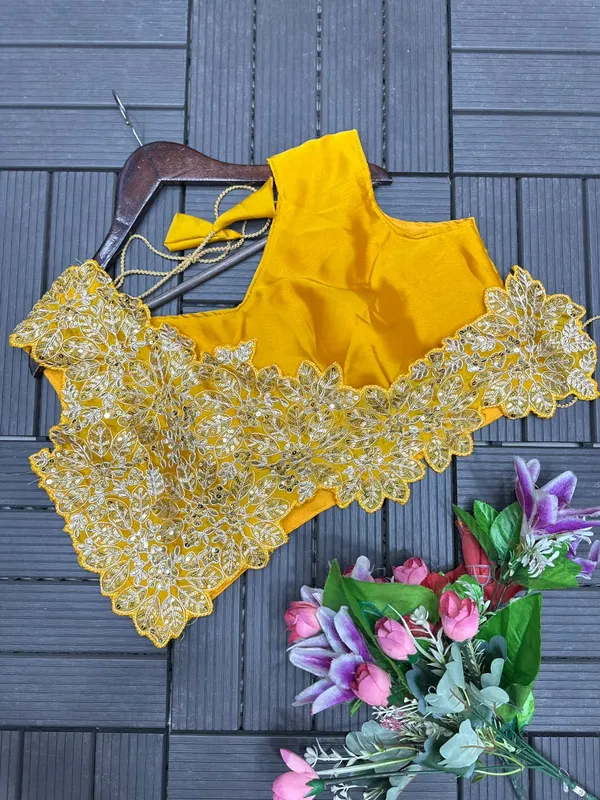 New_Super_Trending_Embroidery_cording_work_ready_to_wear_saree_with_Embroidery_Blouse__STICHED