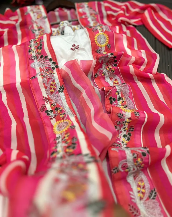 New_Super_Trending_Party_Wear_Shrug_And_Plazzo