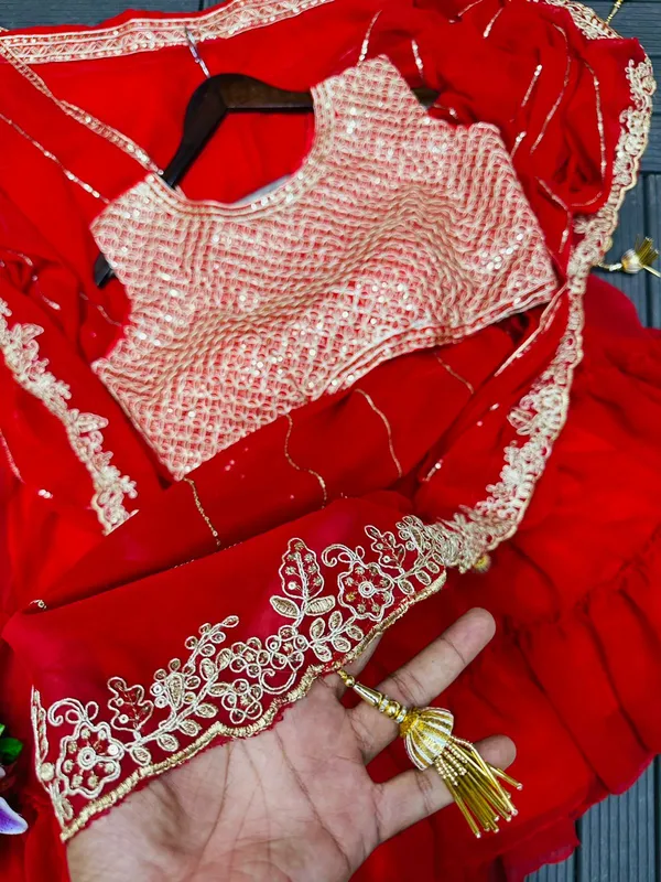 New_Super_hit_Sequence_Embroidery_Lehengha_choli
