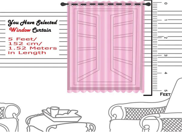 Pink,_Self_Design__Tissue,_Net_Transparent_Curtain_Single_Curtain