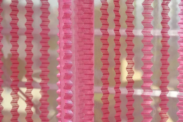 Pink,_Self_Design__Tissue,_Net_Transparent__Curtain_Single_Curtain