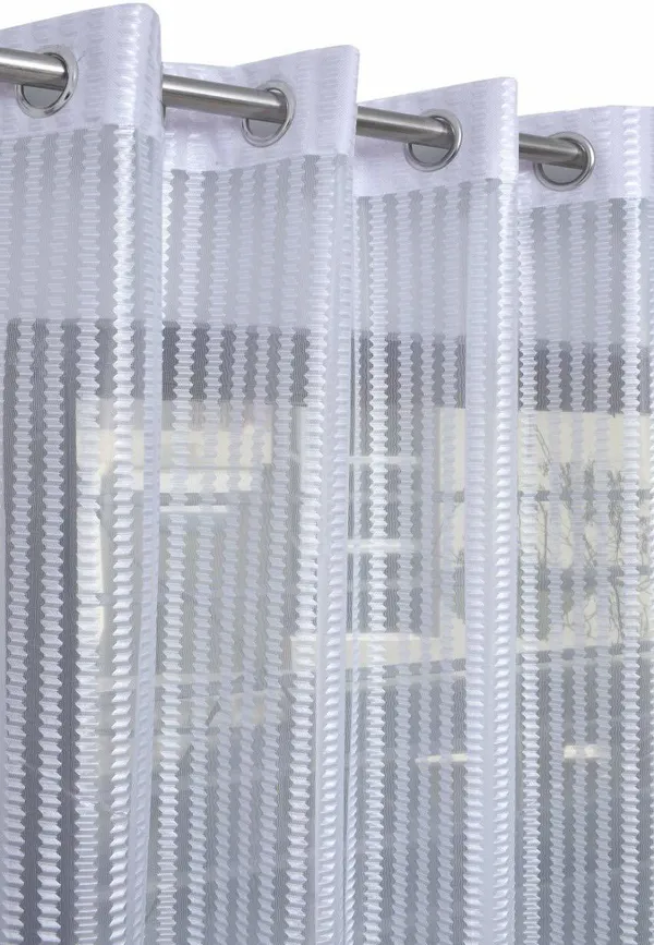 White,_Self_Design__Tissue,_Net_Transparent__Curtain_Single_Curtain