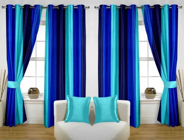 Pack_Of_4,_Multicolor,_Striped__Polyester_Room_Darkening_Curtain