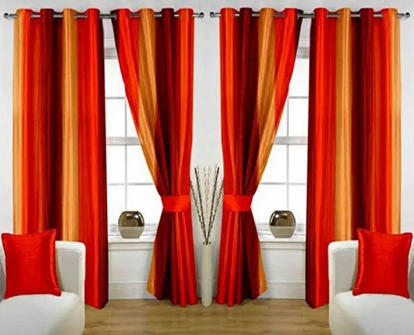 Pack_Of_4,_Multicolor,_Striped__Polyester_Room_Darkening_Curtain