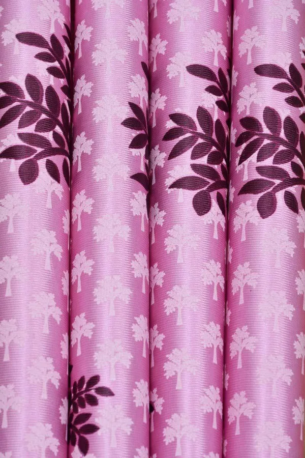 Pack_Of_4,_Purple,_Floral__213_cm_7_ft_Polyester_Room_Darkening_Door_Curtain
