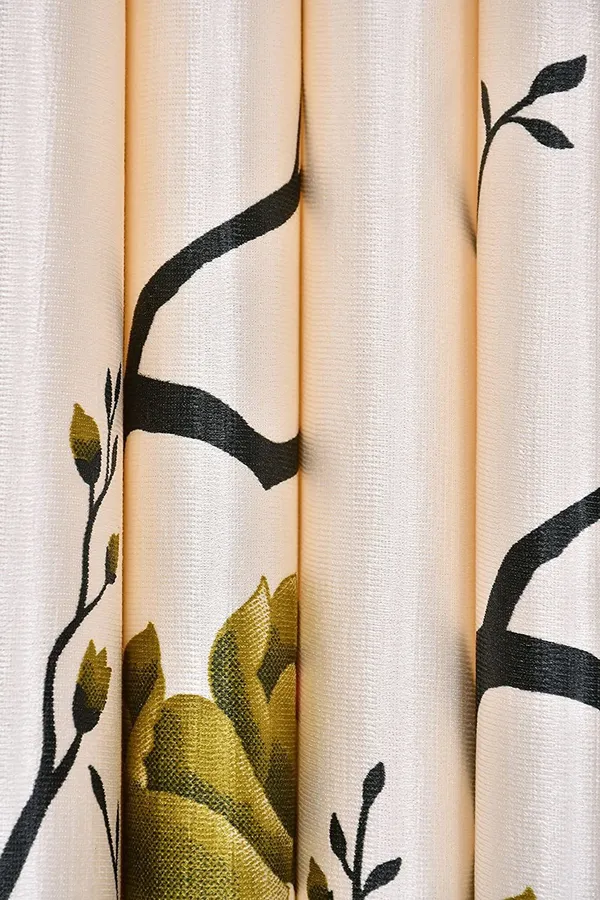Pack_Of_4,_Multicolor,_Floral__Polyester_Room_Darkening_Curtain