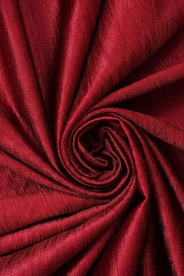 Pack_Of_4,_Maroon,_Floral__Polyester_Room_Darkening_Curtain
