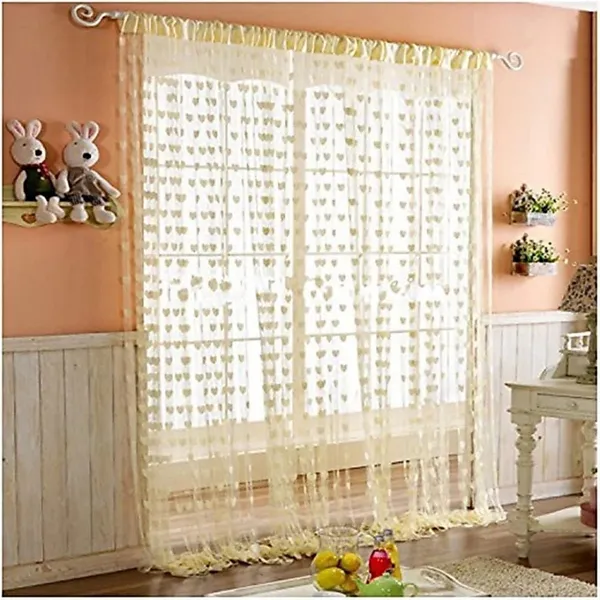Pack_Of_2,_Yellow,_Self_Design__210_cm_7_ft_Polyester_Transparent_Door_Curtain