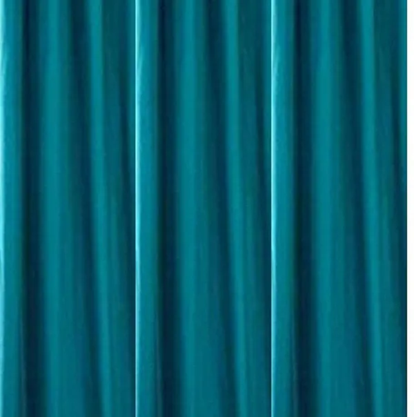 Pack_Of_2,_Blue,_Plain__Polyester_Semi_Transparent_Curtain
