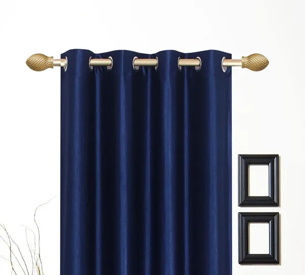 Pack_Of_2,_Blue,_Plain__Polyester_Semi_Transparent_Curtain